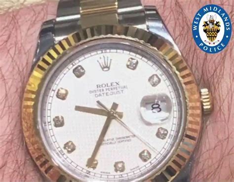 Rolex watches stolen